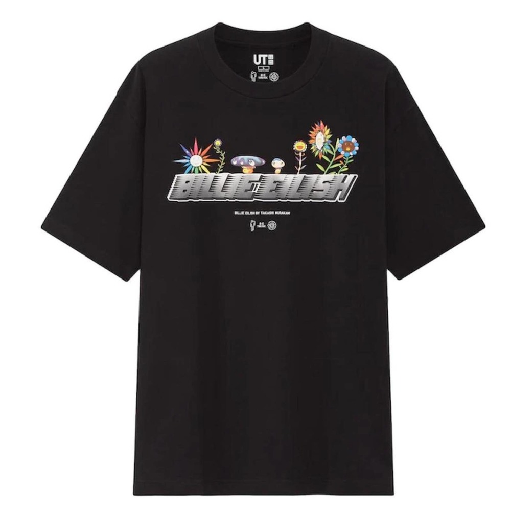 Billie Eilish x Murakami Flowers T Shirt